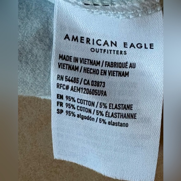 American Eagle Outfitters Sky Blue Tee Tank Top ~ XS - Picture 16 of 16